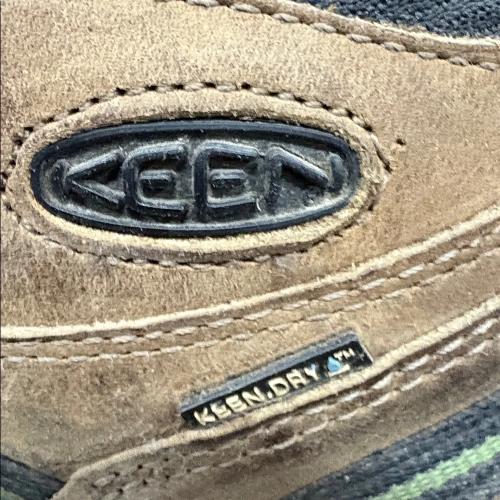 Keen Brown and Black Leather Hiking/work Boots - Picture 4 of 9